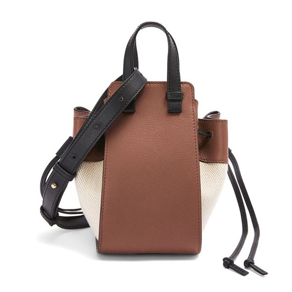 完売必至!ロエベ×ジブリ ススワタリ ハンモック 偽物 ドローストリングバッグ ミニ (クラシックカーフ&テキスタイル)A538V07X14